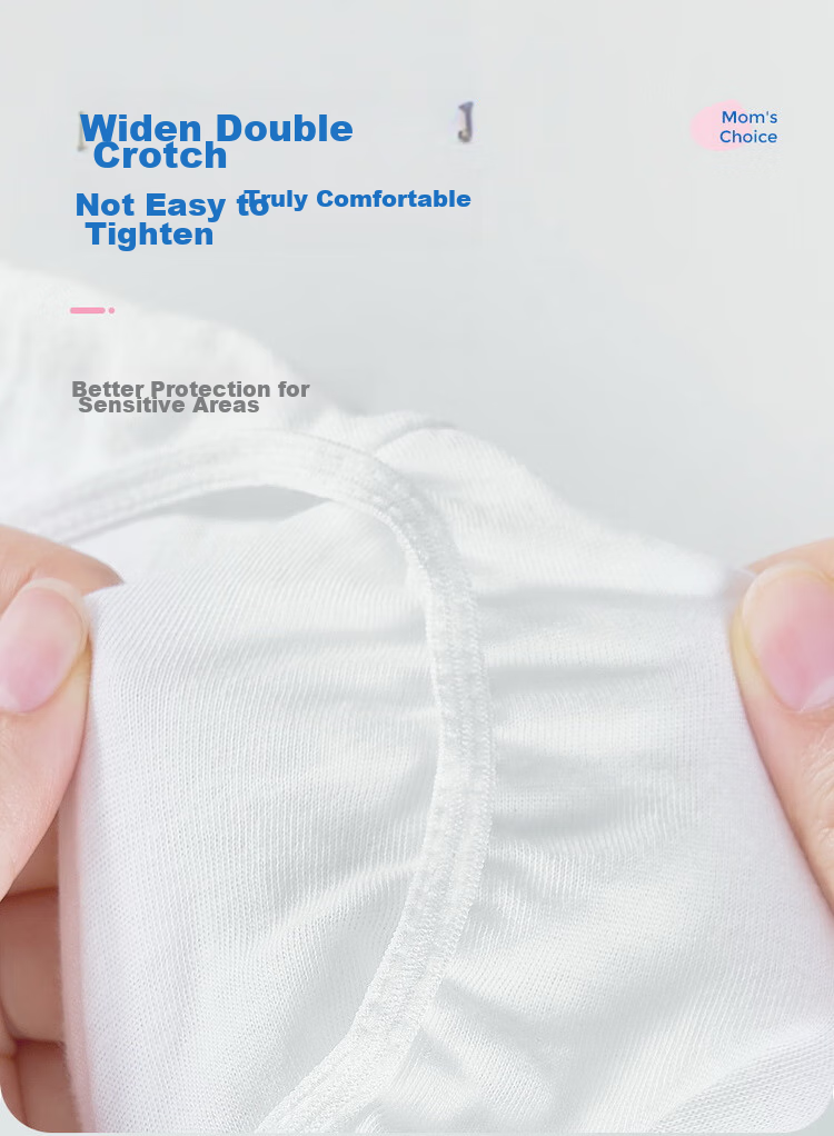 Matern'ella Disposable Underwear for Women, Maternity Travel Daytime Use, No-Wash Pure Cotton Panties, 5 Pieces, Size L [Safe Sterilization] 10