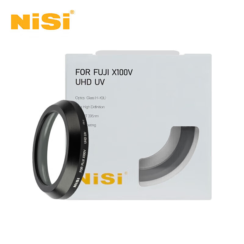 NiSi Fuji X100vi UV Filter, Black Model, FTSV Series, UV Protection Filter for DSLR And Mirrorless Digital Cameras, No Adapter Ring Required for Direct Installatio