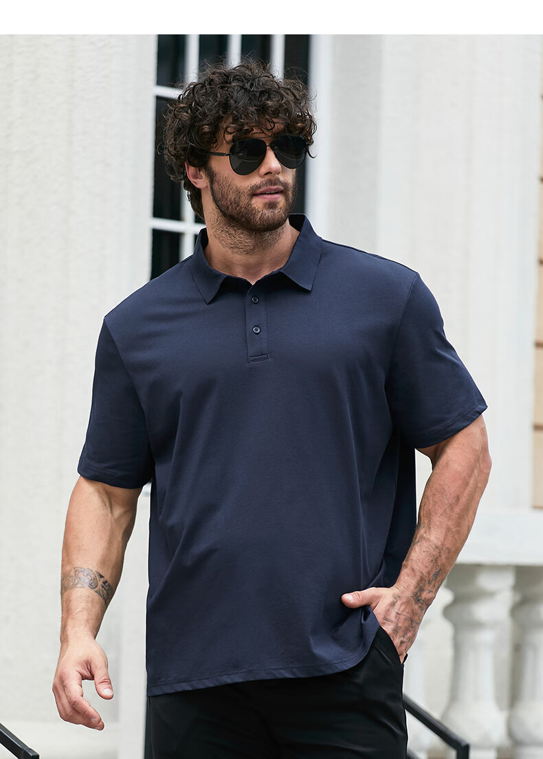 Dibinze Large Size Polo Shirt for Men, Plus Size Loose Fit Cool Business Casual Collared T-Shirt, White, 8XL 5