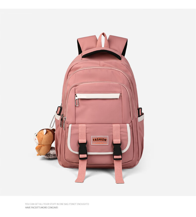 Aiqinghai Backpack, Large Capacity Schoolbag for College Students, Middle And High School Students, Elementary School Students, Spine Protection Laptop Bag for Grades 4-6 7