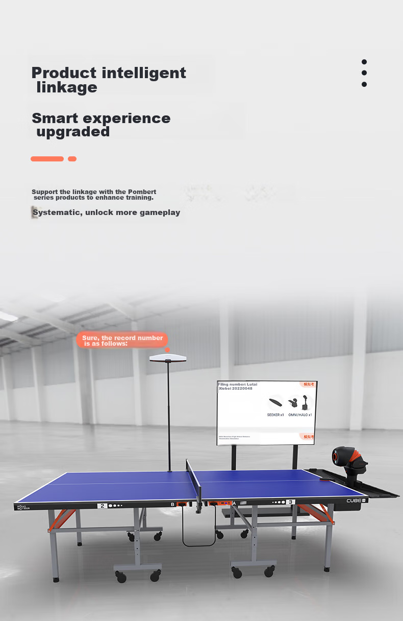Pongbot Omni Table Tennis Robot, Home Automatic Table Tennis Training Machine, Omni Black And Orange Upgraded Versio 25