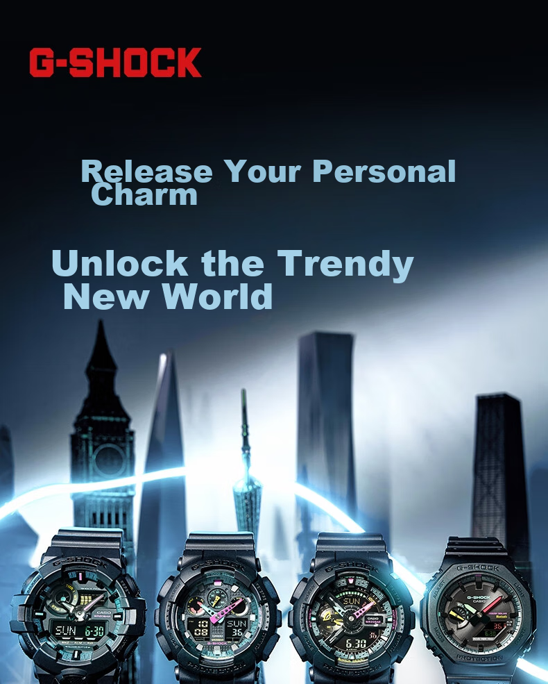 Casio Men's Watch, G-SHOCK Neon Future Sports Student Japanese Korean Style, Gift for Boyfriend, GA-110MF 1