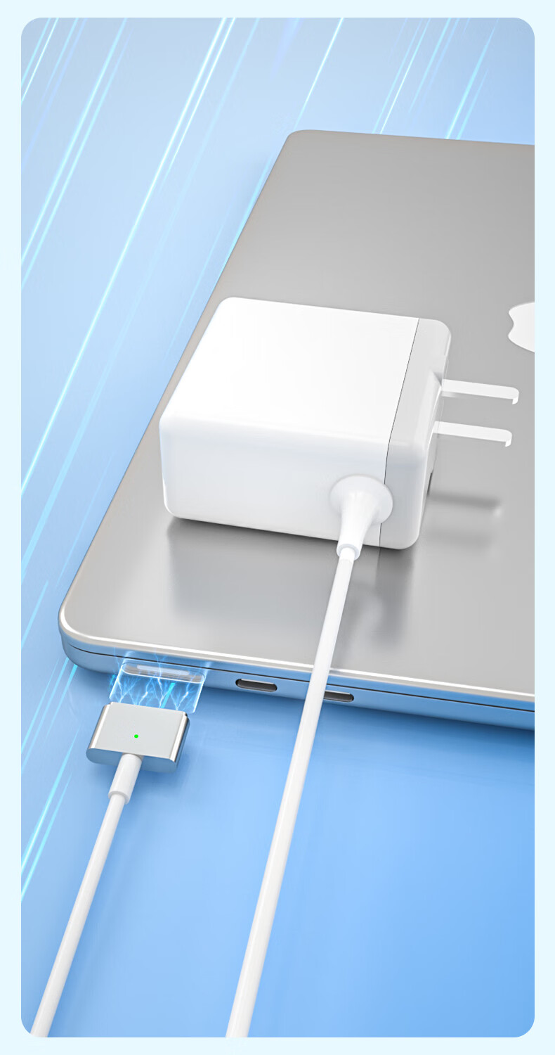 Delippo Compatible with Apple Laptops, 16.5V 3.65A 60W Computer Charger Power Adapter, A1181 A1184 A1278 A1342 Old Model Curved Head Accessories 1