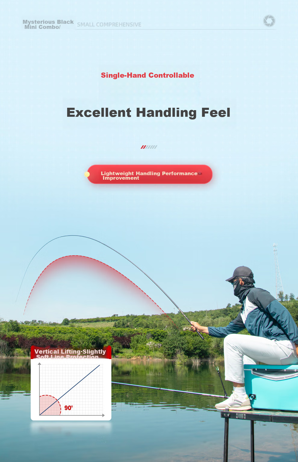 Jinglang Xuanhei 4.5-Meter Fishing Rod, Handheld Ultra-Light And Ultra-Hard, for Wild Fishing And Small Comprehensive Fishing, 28-Section Telescopic Rod, Fishing Pole, Fishing Tackle 14