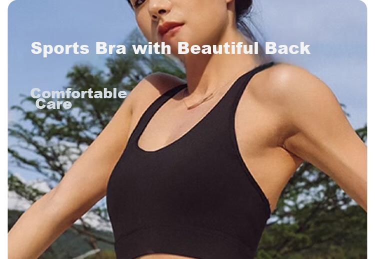 MINISO High-Intensity Sports Bra for Women, Running Anti-Shock Anti-Sagging Side Support Yoga Pilates Training Beautiful Back Bra 5