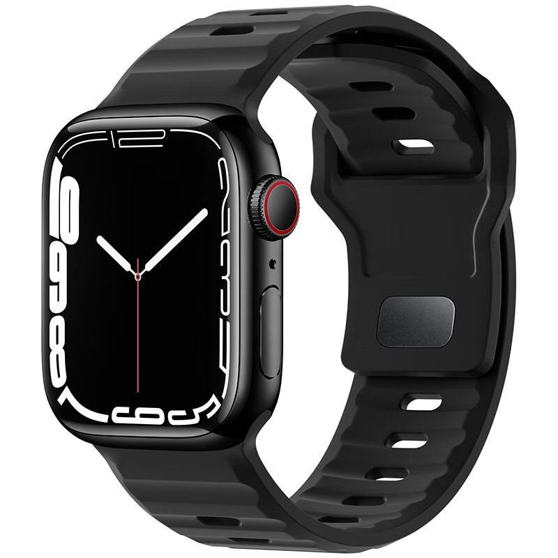 BHO Compatible Apple Watch S12 Band, Apple Watch S11/ultra4 Stepped Silicone Strap, IWatch S10/9/8/7/se3/ultra2 Sports Band