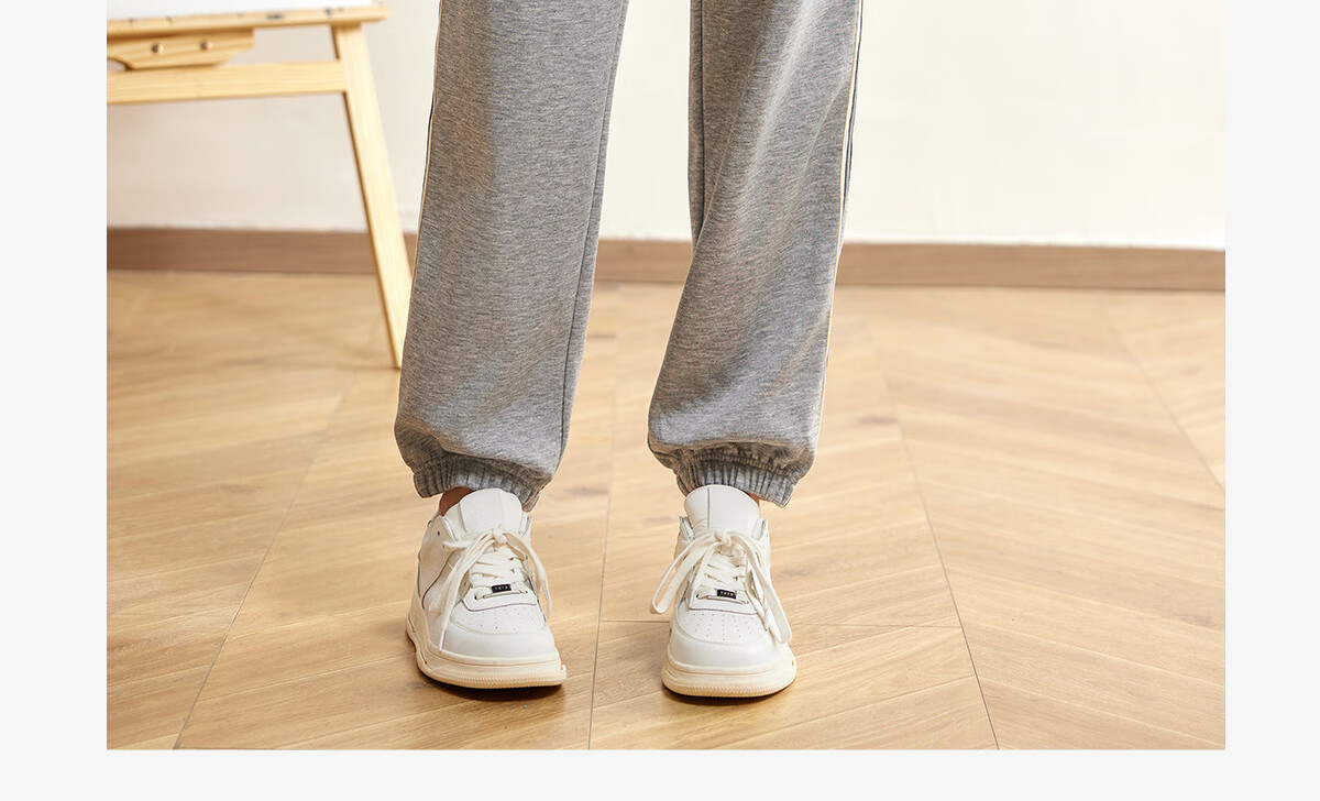 Halo Queen Women's Casual Pants, Spring And Autumn Side Striped Contrasting Color, Drawstring Elastic Waist, Summer Loose-Fitting Sweatpants, New Product H143R1011 4