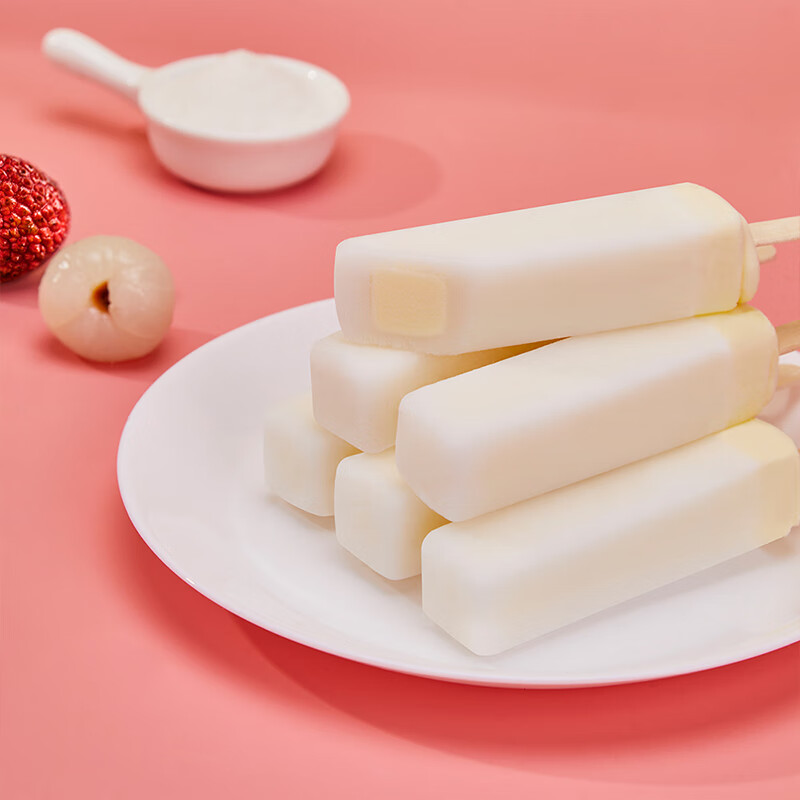 明治海盐荔枝雪糕 46g*10支 彩盒装