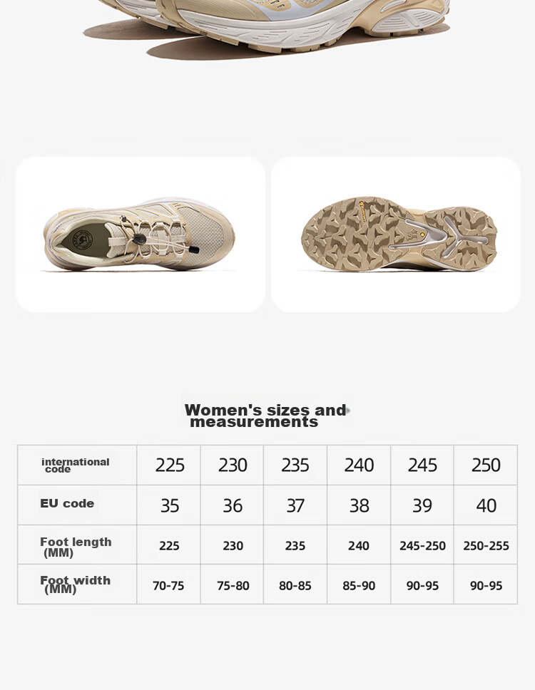 CAMEL Trail Running Shoes for Men And Women, Outdoor Non-Slip Breathable Hiking Mountain Climbing Shoes 22
