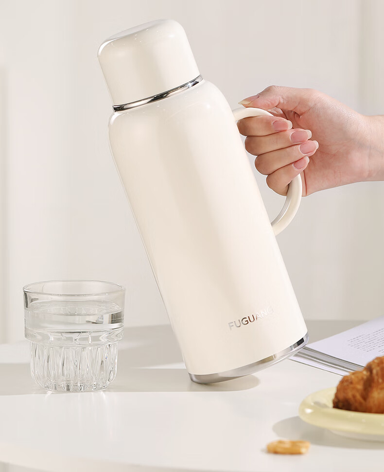 Fuguang Large Capacity Insulated Thermos Flask Stainless Steel Vacuum Water Bottle Portable Outdoor Hot Water Bottle 1200ML 10