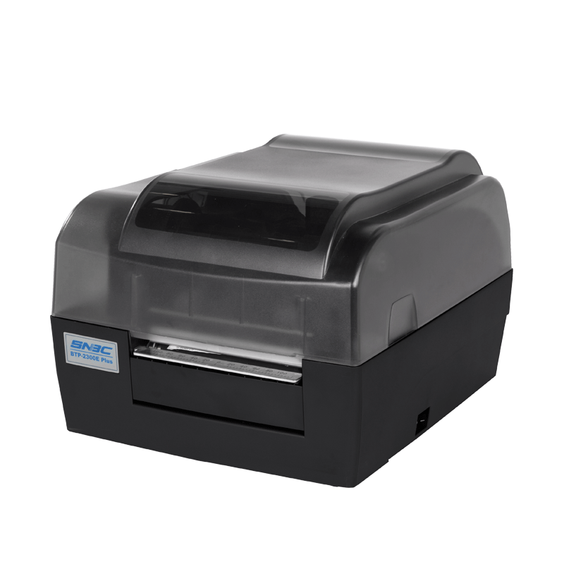 SNBC BTP-2300E PLUS Barcode Label Ribbon Thermal Transfer Printer, 300dpi Ultra-Clear, 120mm Self-Adhesive Fixed Asset Washable Name Tag Jewelry Pendant USB+Serial