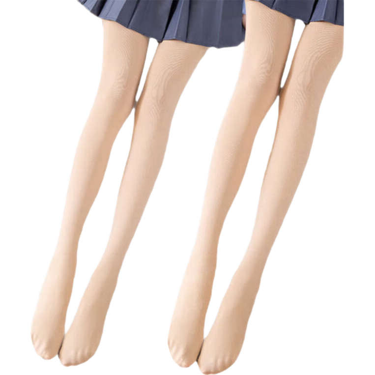 LangSha Silk Stockings for Women, Spring And Autumn Mid-Thick Leg-Baring Miracle, Antibacterial Pantyhose, Velvet Early Autumn Black Nude Base Tights
