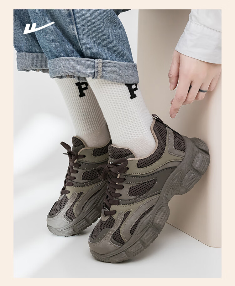 Warrior Comfortable Running Mechanical Style Dad Casual Shoes for Women KGH2338 Black Size 39 10