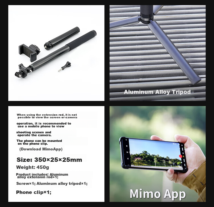 MAXCAM Suitable for DJI Osmo Action 6/5/4/3 Pro Action Camera, Car Nano Adhesive Suction Cup Glass Fixing Car Mount Accessory 6