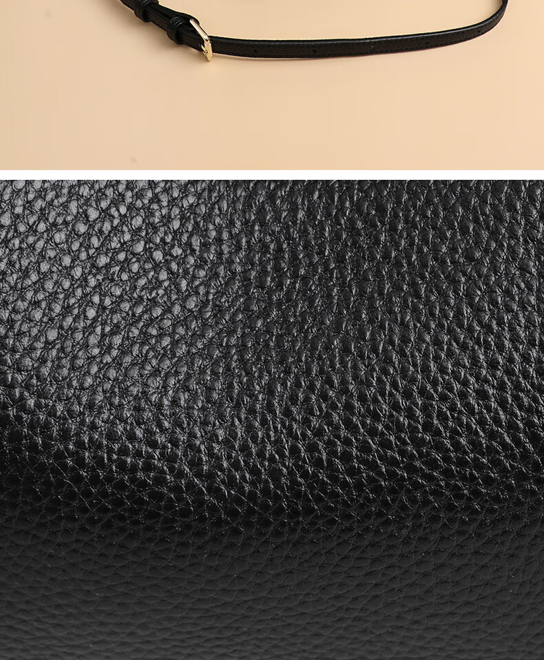 YUYULA Leather Women's Crossbody Bag Mom Bag Middle-aged and Young Luxury Shoulder Bag Birthday Gift High-end Feel for Girlfriend Wife 2