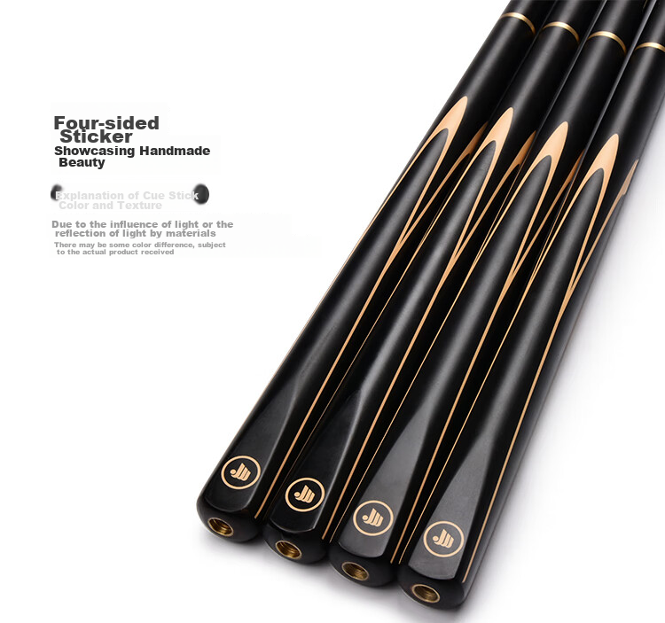 Jianying Pool Cue Tip, Detachable Snooker Cue, Black 8 Ball, Chinese Style Single Cue, Box Set, 10.2mm, Black Yao 10