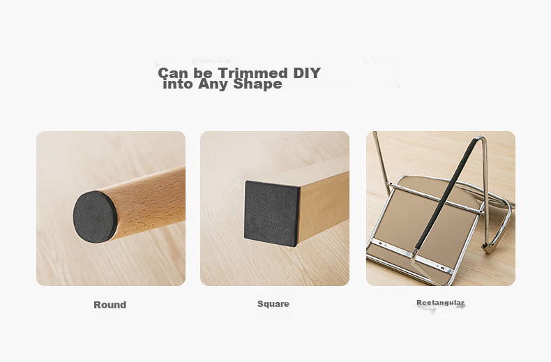 Hujia Chair Foot Pads, Non-Slip And Sound-Absorbing, Table And Chair Leg Quiet Pads, Cuttable EVA Material 6