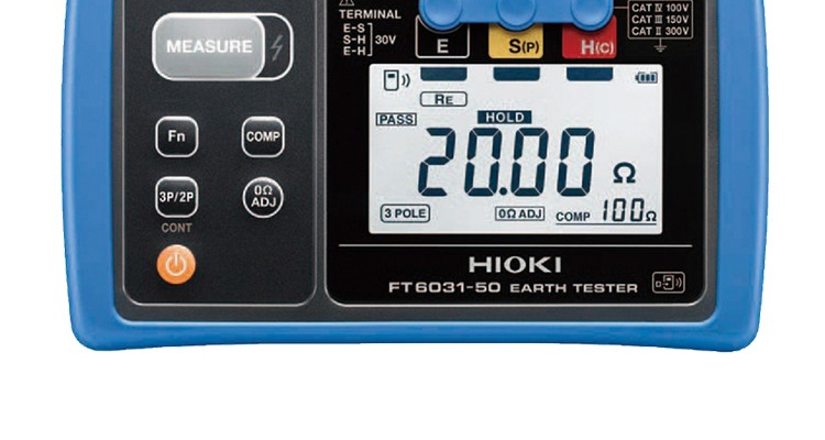 HIOKI FT6031-50 Earth Resistance Tester Ground Resistance Meter Megohmmeter 3-Year Warranty 2