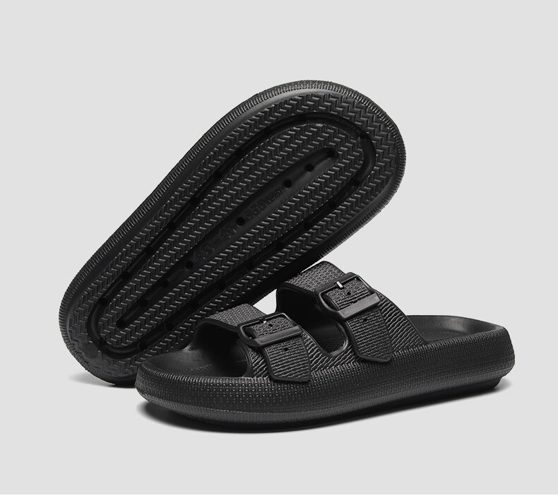 HLA Men's Fashion Breathable Outdoor Casual Sandals Comfortable Height Increasing HAALXM2EBK143 Gray Size 42 26