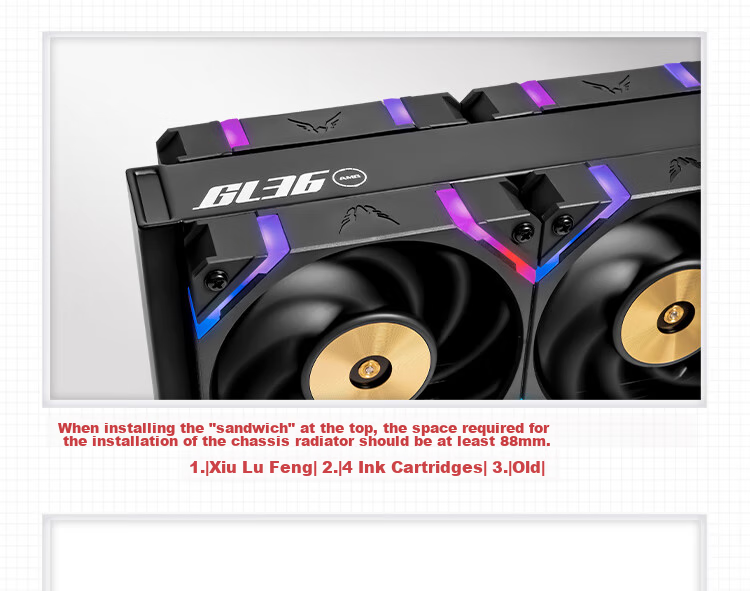 VALKYRIE A360 VK All-In CPU Water Cooler, Multi-Platform Brackets, Supports LGA1700, ARGB Lighting Effects, Hidden Cable Management 8