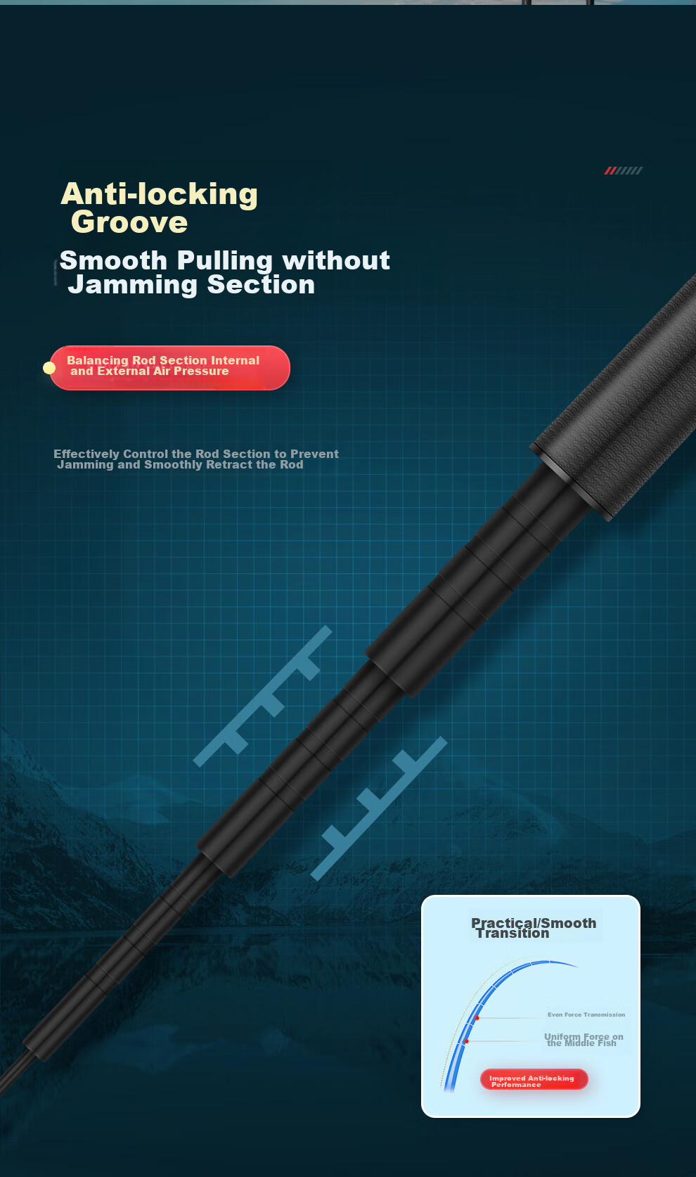 Jinglang Xuanhei 4.5-Meter Fishing Rod, Handheld Ultra-Light And Ultra-Hard, for Wild Fishing And Small Comprehensive Fishing, 28-Section Telescopic Rod, Fishing Pole, Fishing Tackle 15