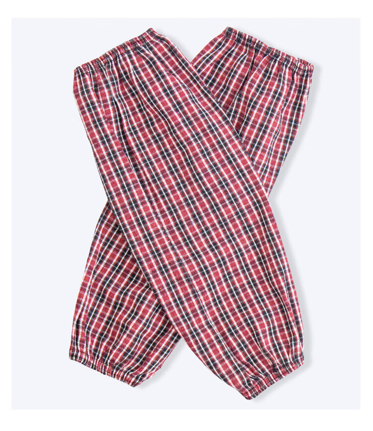 Hesdige Plaid Sleeve Covers Thickened Elastic Cotton Protective Sleeves Wear-Resistant Labor Protection Cuffs Random Colors (10 Pairs) [Jingcang Flash Delivery] JG-1687 9