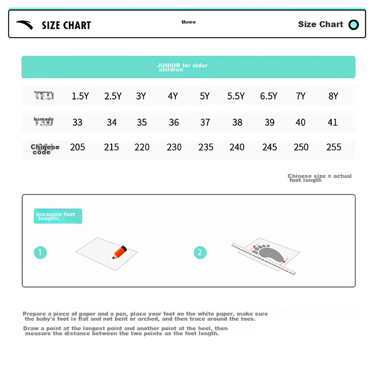 ANTA Kids Sports Shoes Girls Big Kids 2026 Summer Large Mesh Breathable Slip-On Casual Shoes A22628803 25