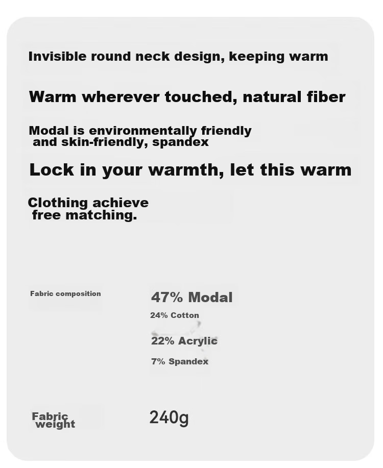 MiiOW New Cotton Modal Women's Thermal Vest, Soft Fleece Heating Silk Seamless Inner Layer Skin-Friendly Base Shirt, Black M 2