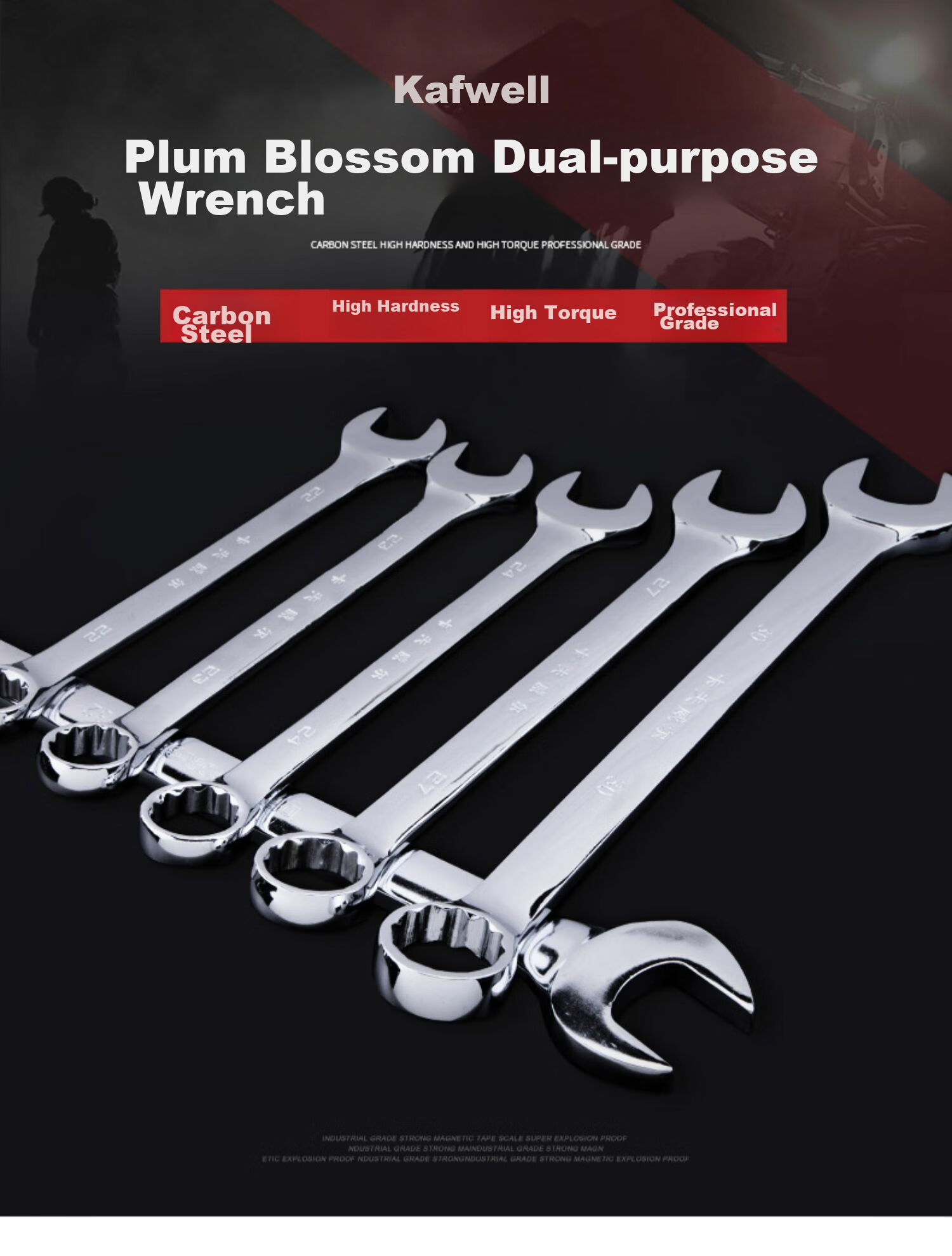 Kafwell Dual-Use Combination Wrench 13mm WR4002C08 2