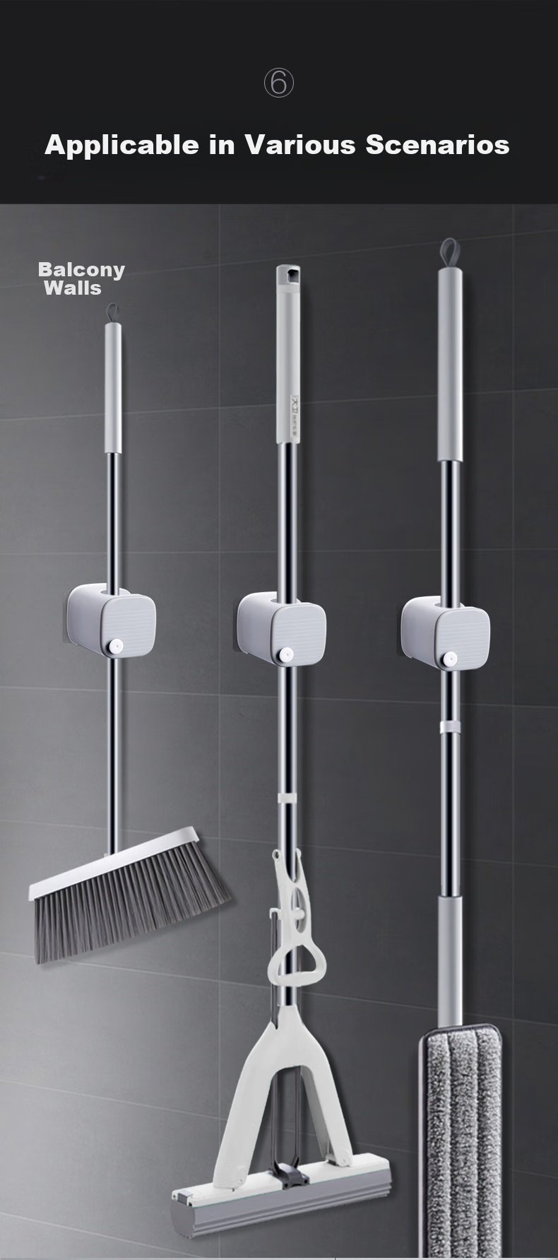 Dawei Face Basin Hook, No Drilling Required, Strong Adhesive, Bathroom Shower Basin Hanging Device, Storage Rack Y5 7