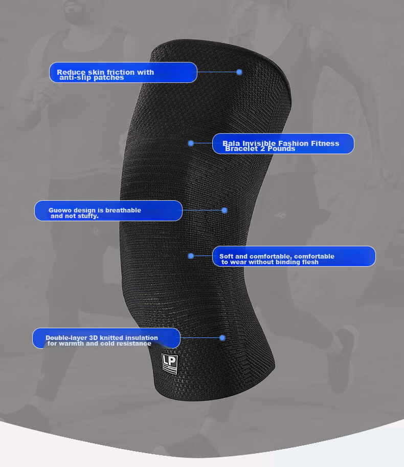 LP Sports Knee Brace for Basketball, Running, Badminton, Hiking, Meniscus Protection, Patella Support Knee Guard, Unisex 4