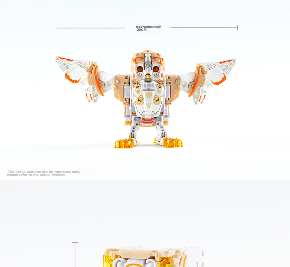 52TOYS Mengshou Xia White Noise Owl Transforming Toy Trendy National Creation Mecha for Boys over 14 Years Old Gift for Boyfriend 5