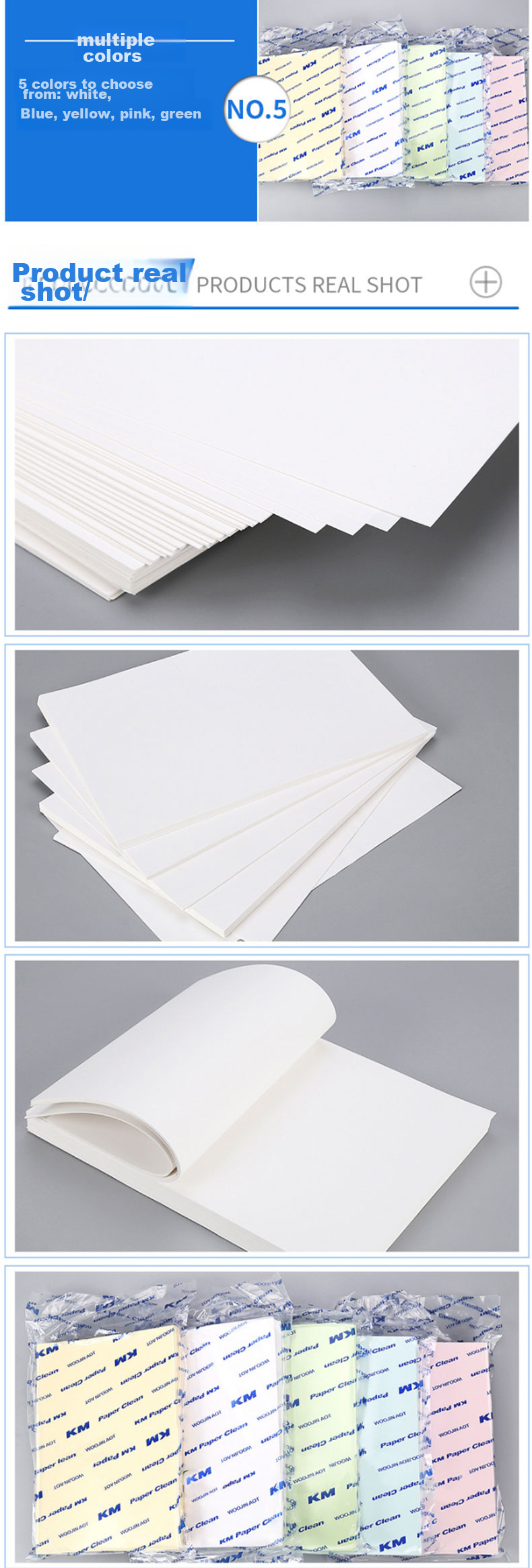 BAIGE Lint-Free Printing Paper, A3 White Lint-Free Paper, Clean Paper for Purification Printing, 250 Sheets/pack, CW199275 3