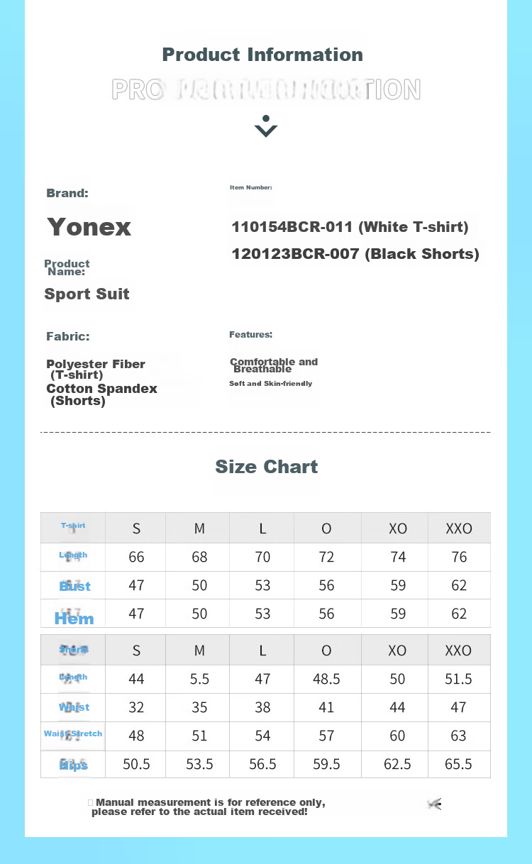 YONEX Badminton Outfit, Comfortable And Breathable, Running And Fitness Short-Sleeve Skirt Set, 210234BCR White XO 18