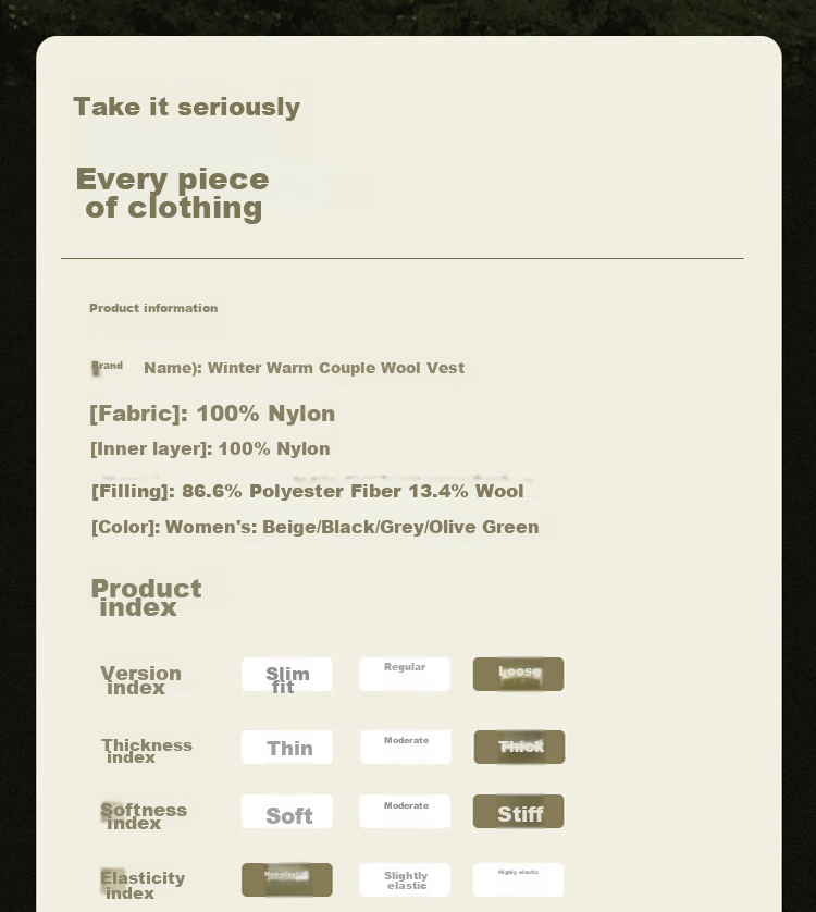 Xiongmaoxiangban Women's Wool Vest for Autumn And Winter, Fashionable And Stylish High-Quality Outer Wear, Thickened Fleece-Lined Vest, 2025 New Style 14