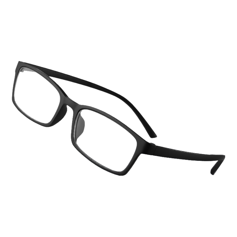 LOHO Anti-Blue Light Reading Glasses for Men, High-Definition Lenses, Fashionable Glasses for Middle-Aged And Elderly Women, Black, -3.50 Diopters
