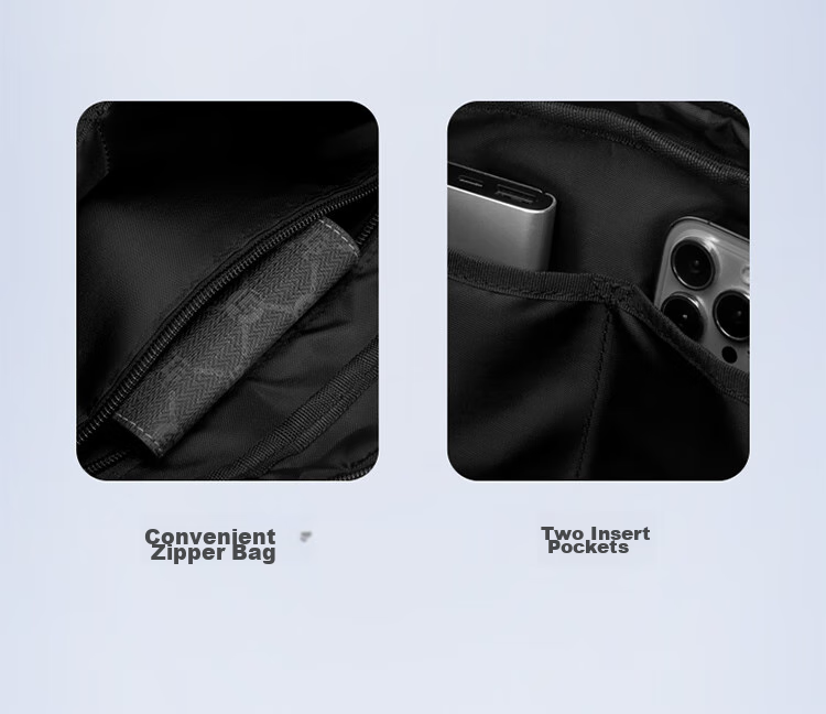 GOLF Trendy Crossbody Bag for Men, Gradient Color Shoulder Bag, Outdoor Sports Waist Pack, Men's Phone Bag, Ink Wash 9