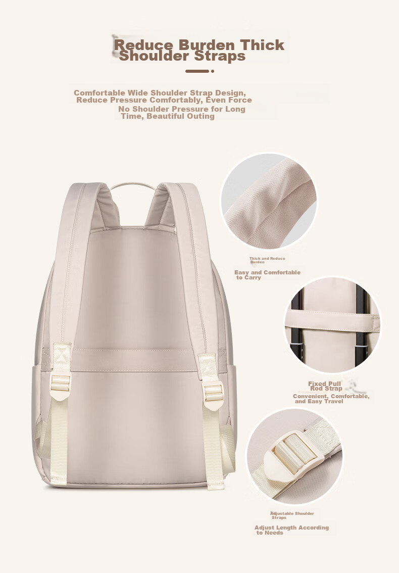 WOMT Inkless Backpack Laptop Bag Casual Commute Sports Travel College Student Schoolbag for 15.6/16 Inch Laptops Compatible with Apple Lenovo Huawei Dell Xiaomi 7