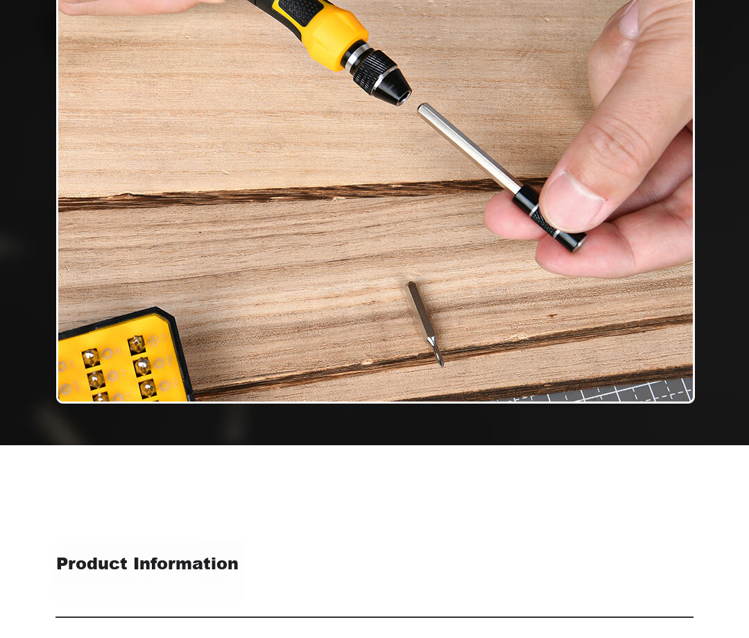 Deli Multifunctional Precision Repair Electronic Screwdriver Set, 65 Pieces, Mobile Phone Repair Screwdriver Kit 24