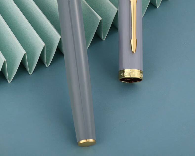 HERO Fountain Pen E609 Extra Fine Iridium Daily Writing Business Calligraphy Practice Pen for Third Grade Elementary And Middle School Students, Boys And Girls Ink Pen Twilight Green Simple Packaging EF Hidden Nib 27