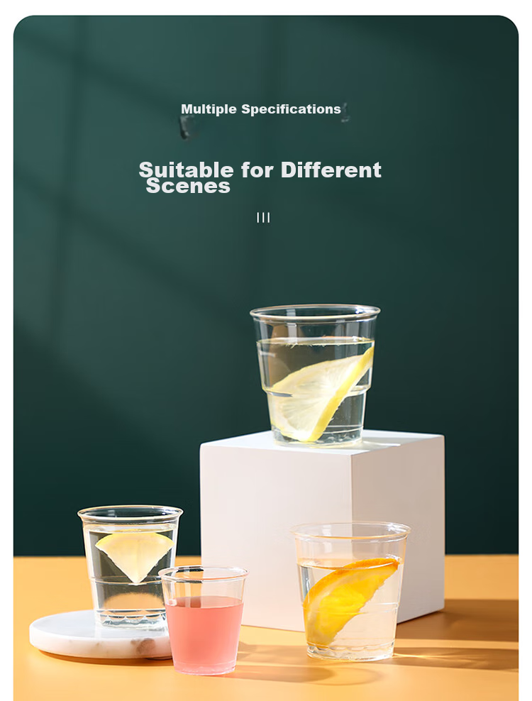 MARYYA Disposable Cups, Aviation Cups, 50ml*100 Pieces, Food-Grade, for Tasting Liquor, Small Plastic Cups, Tea Cups 10