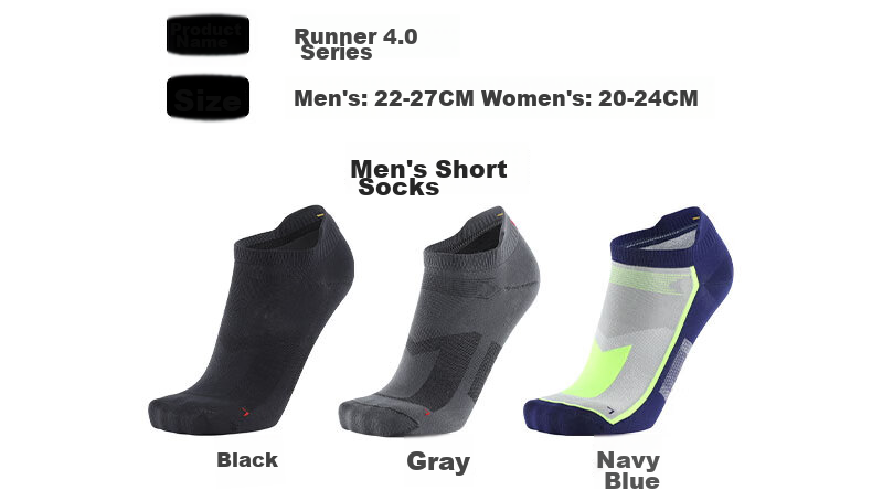 ALPINT MOUNTAIN Professional Running Socks for Men, Short Tube Trail Training Sports Socks, Moisture-Wicking And Sweat-Absorbing Summer Socks 10