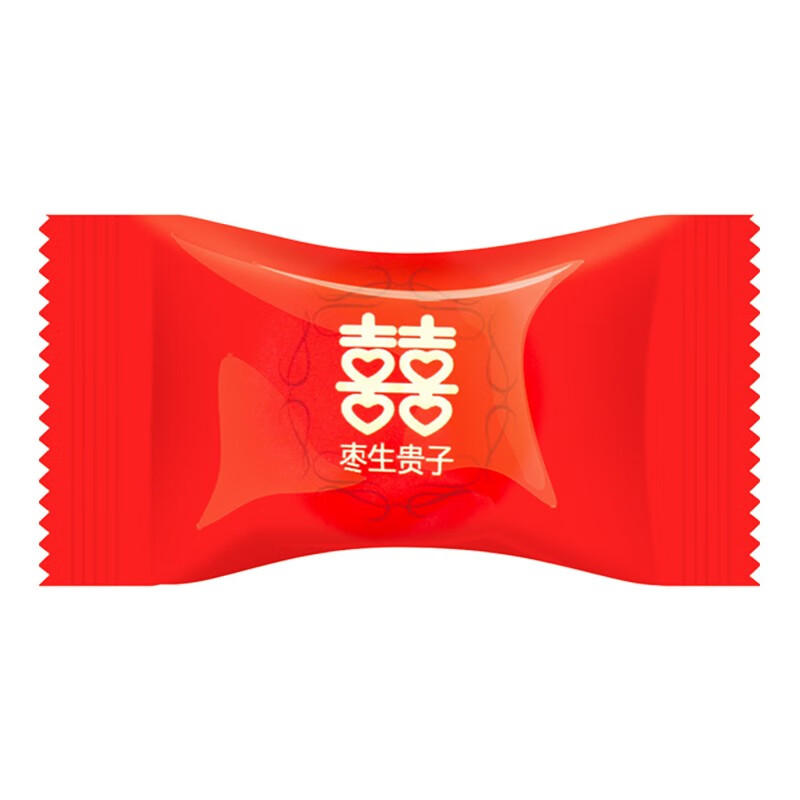 汇福园 枣子喜糖 1500g 散装结婚礼订婚喜枣阿胶枣大红蜜枣满月新礼物