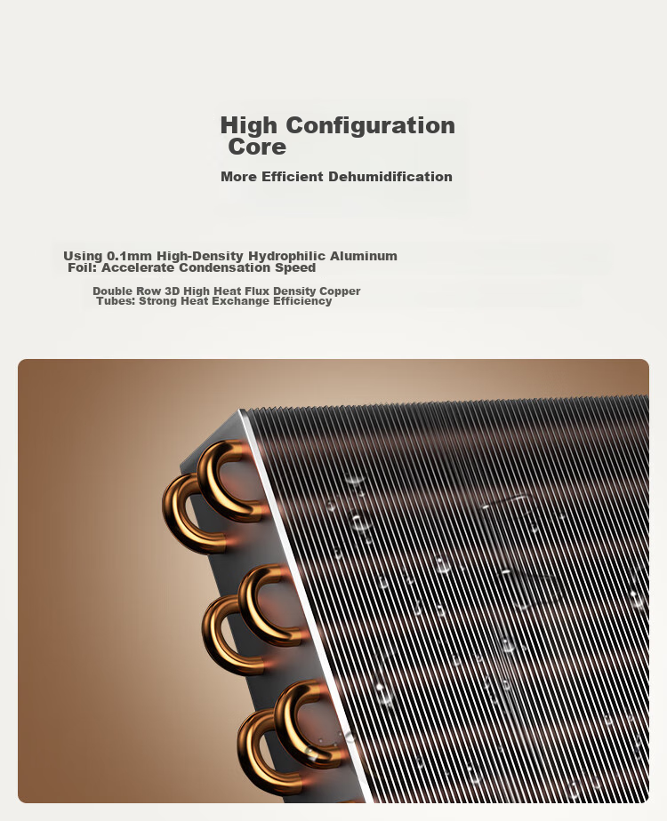 JD Original Dehumidifier for Home Use, 40L/day Dehumidification Capacity, for Basement, Bedroom, Duplex Villa, Commercial And Industrial Use, Moisture Removal, Mold Prevention, Quiet Clothes Dryer 15