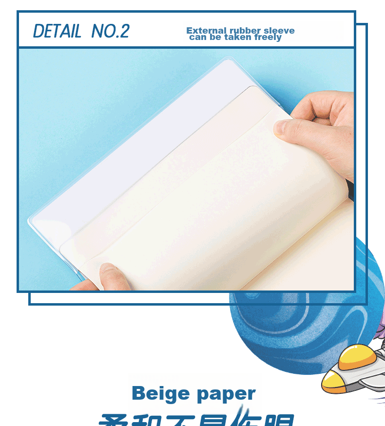 Deli 4 Books of 32K 72-Page Student Diary Series, Student Glue-Bound Notebook, Journal, Notepad T3272 12