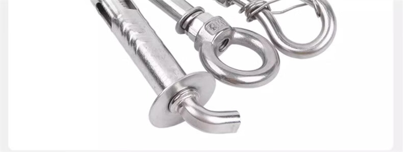 Jingkai S10265 304 Stainless Steel Expansion Hook Expansion Screw Hanging Hook Anchor Bolt 1