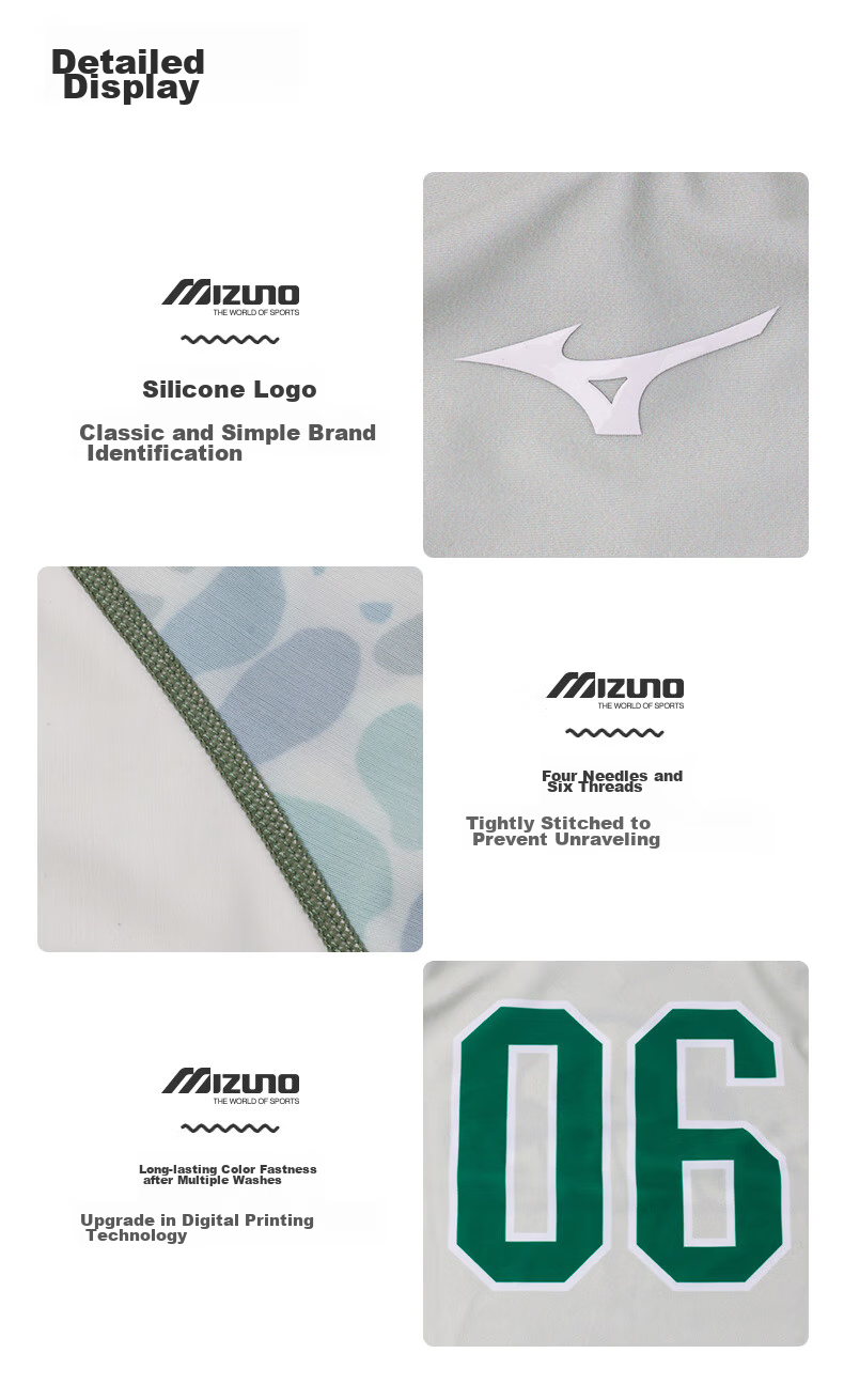 MIZUNO Children's Swimwear, Boys' Two-Piece Swimsuit, Knee-Length Surf Shorts Set, Hot Spring Equipment, G1406 Green, Size 150 13