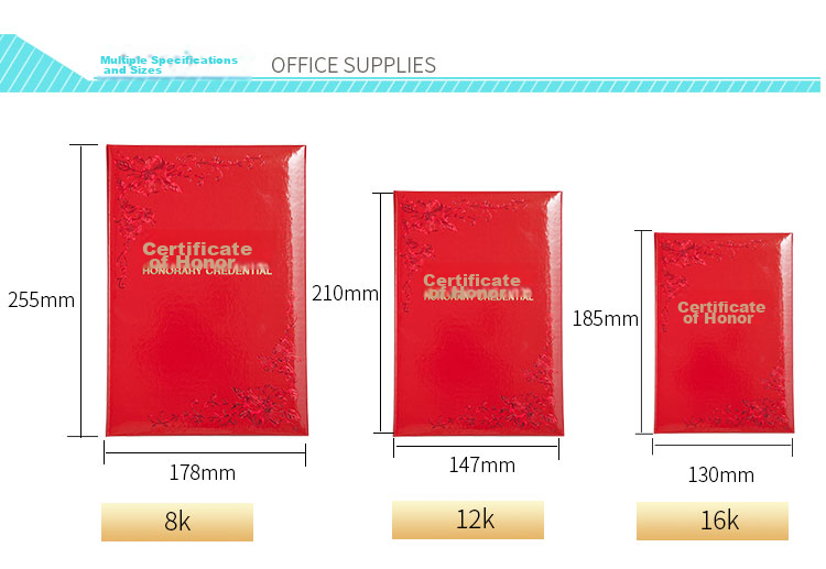 COMIX Appointment Letter with Exquisite Gold Foil Special Paper Cover And Shell, Includes 12 Pages of Inner Content, 12K/10 Books Per Set, Award Certificate for Recognition, Office Stationery, C5106 6