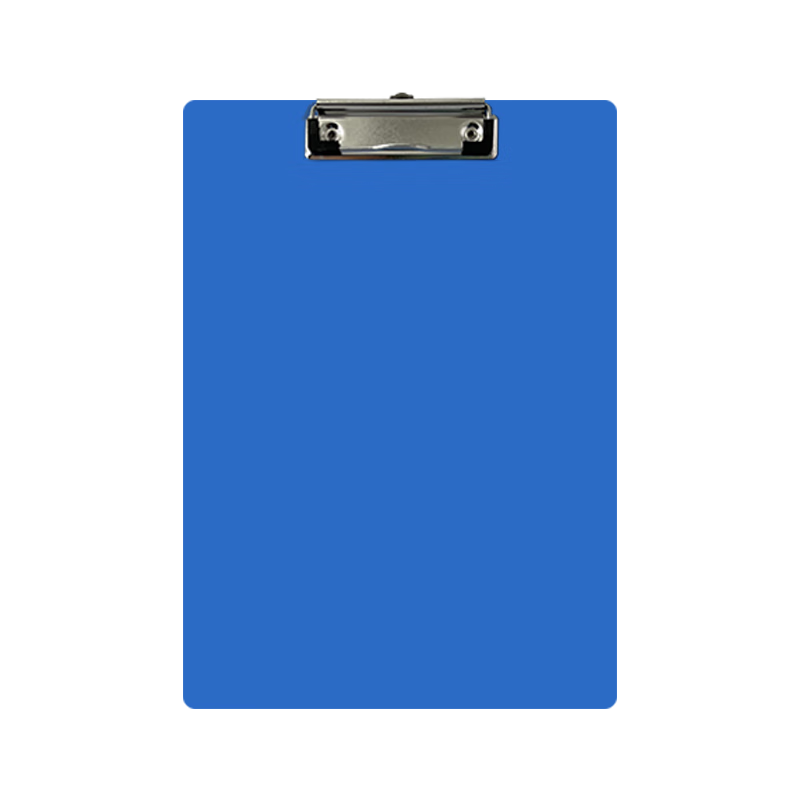 Kingdee A4 Clipboard, Metal Strong Clip Plastic File Folder Contract Tender Pad Writing Board Menu Exam Paper Document Storage Clip, Black 1 Piece