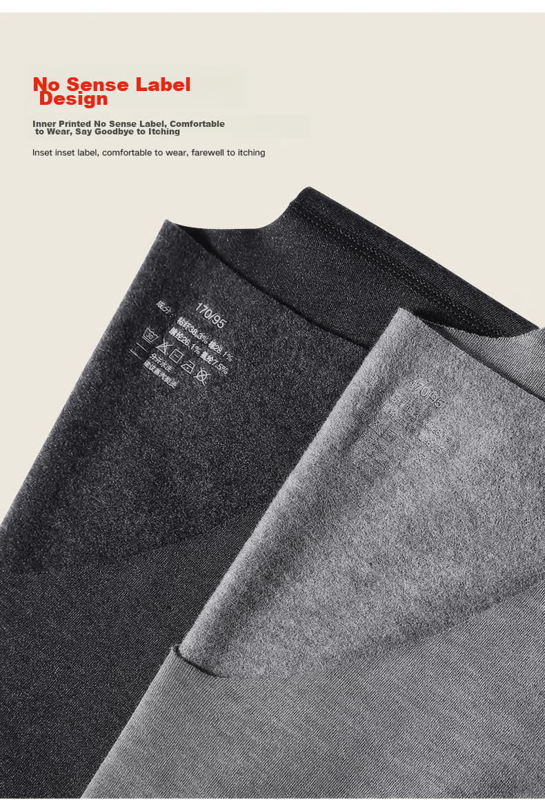 Hengyuanxiang [Winter Bestseller] Thermal Underwear for Men And Women, Heat-Retaining Autumn Top And Bottom, Seamless Warm Base Layer Set with Brushed Fabric 18